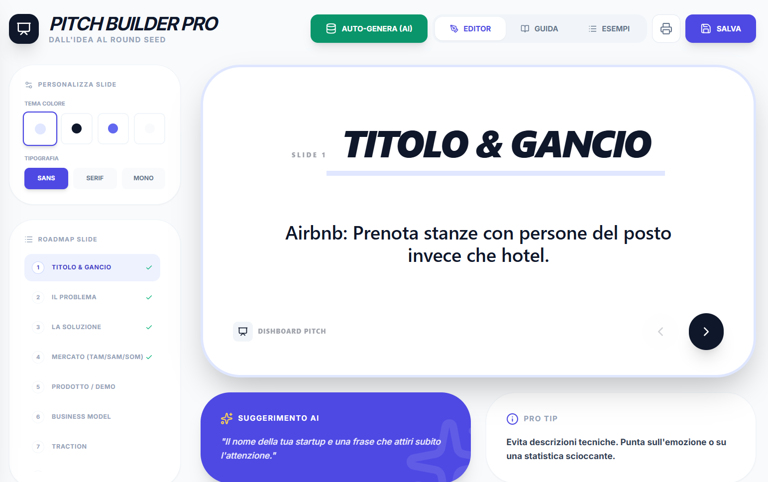Pitch Builder StartupQuest